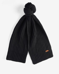 Saltburn Beanie & Scarf Gift Set Classic Black