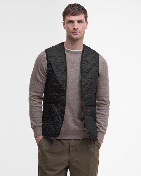 Gilet trapuntato/fodera con zip