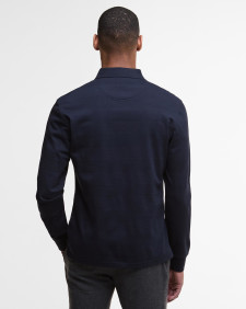 Waketown Tailored Long-Sleeved Polo Shirt Dark Navy