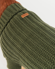 Saltburn Dog Jumper Olive
