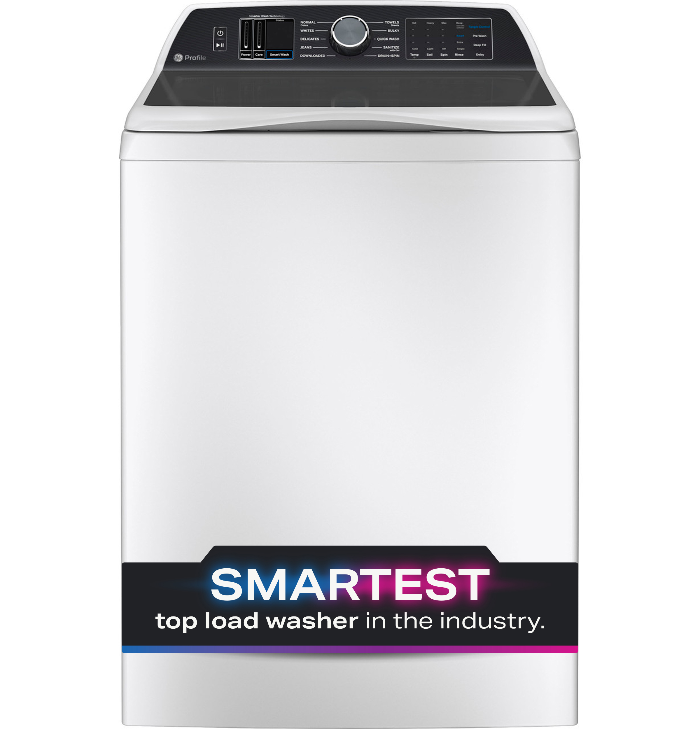 GE Profile™ ENERGY STAR® 5.3  cu. ft. Capacity Washer with Smarter Wash Technology and FlexDispense™