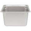 Half-size 8-inch-deep Super Pan 3® stainless steel steam table pan
