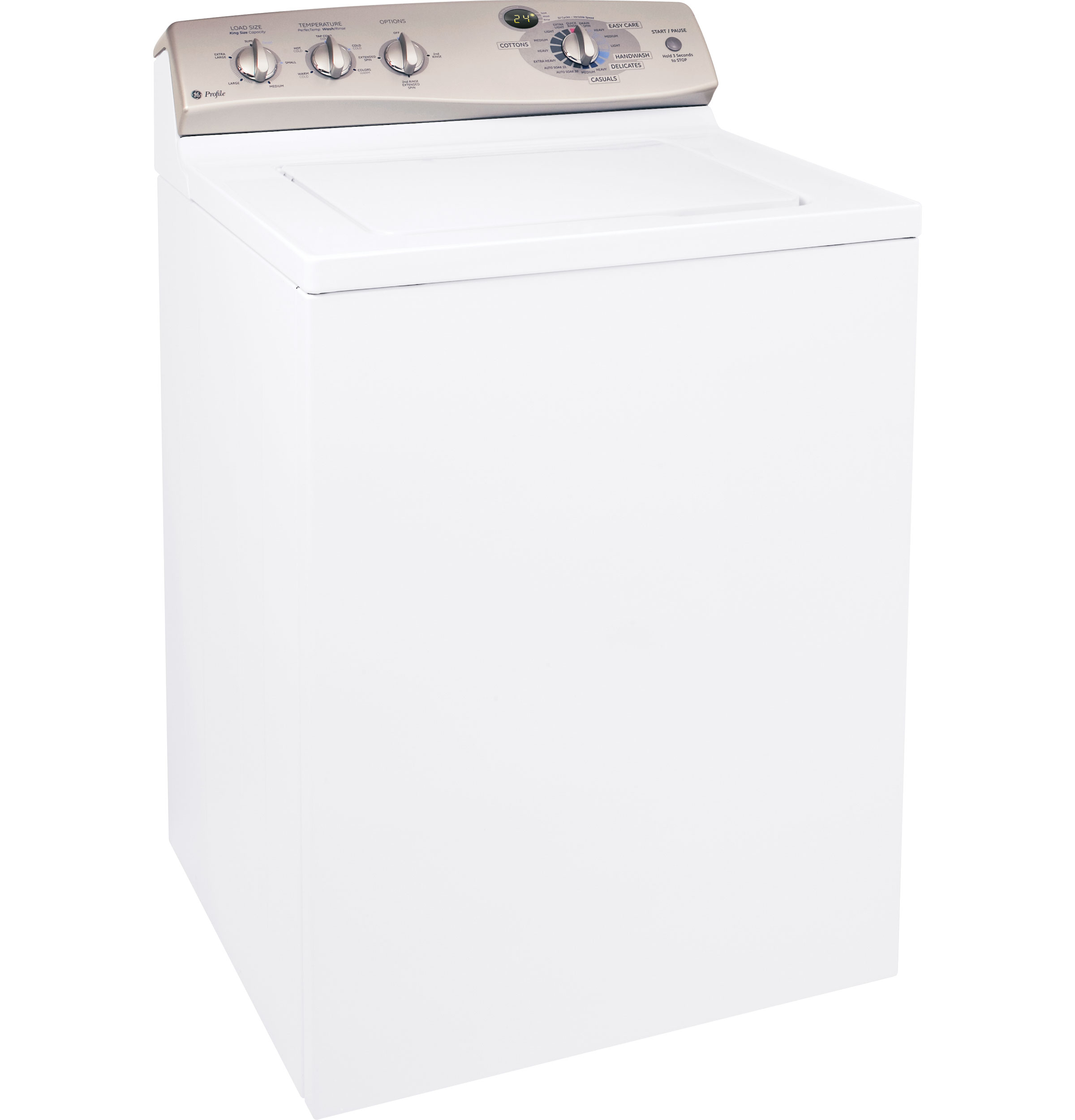 GE Profile™ 3.5 Cu. Ft. King-Size Capacity Stainless Steel Basket