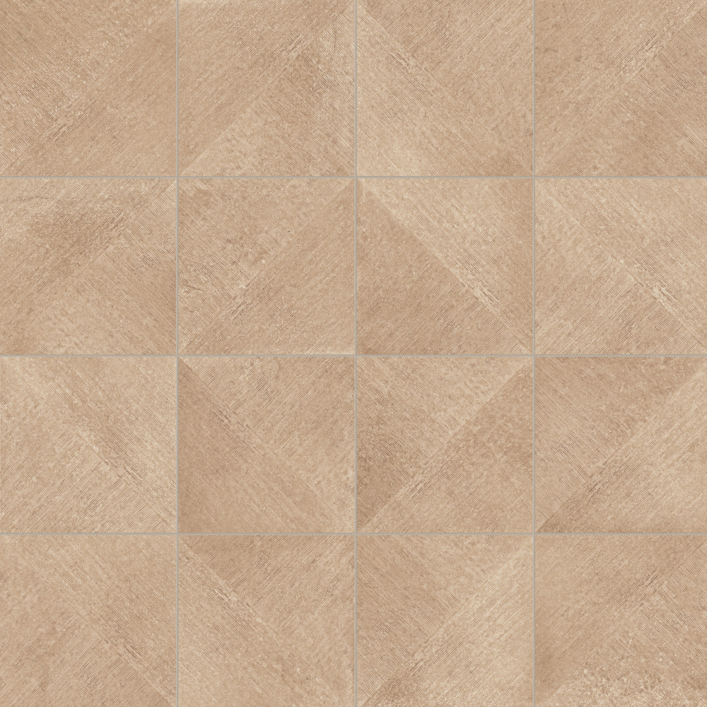 Atlas Rigato Cotto 9-3/4 in. x 9-3/4 in. Porcelain Floor and Wall Tile