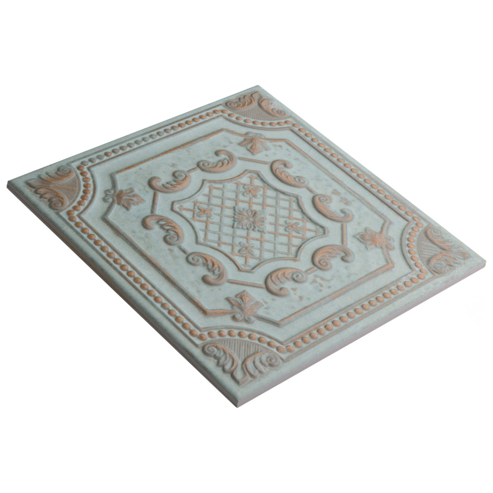 Fitz Green 8 in. x 8 in. Ceramic Wall Tile