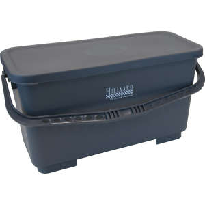 Hillyard, Trident, Pre-Treat Bucket 6 Gal. with Handle and Lid, Gray