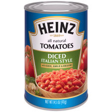Heinz Italian Style Diced Tomatoes 14.5 oz Can