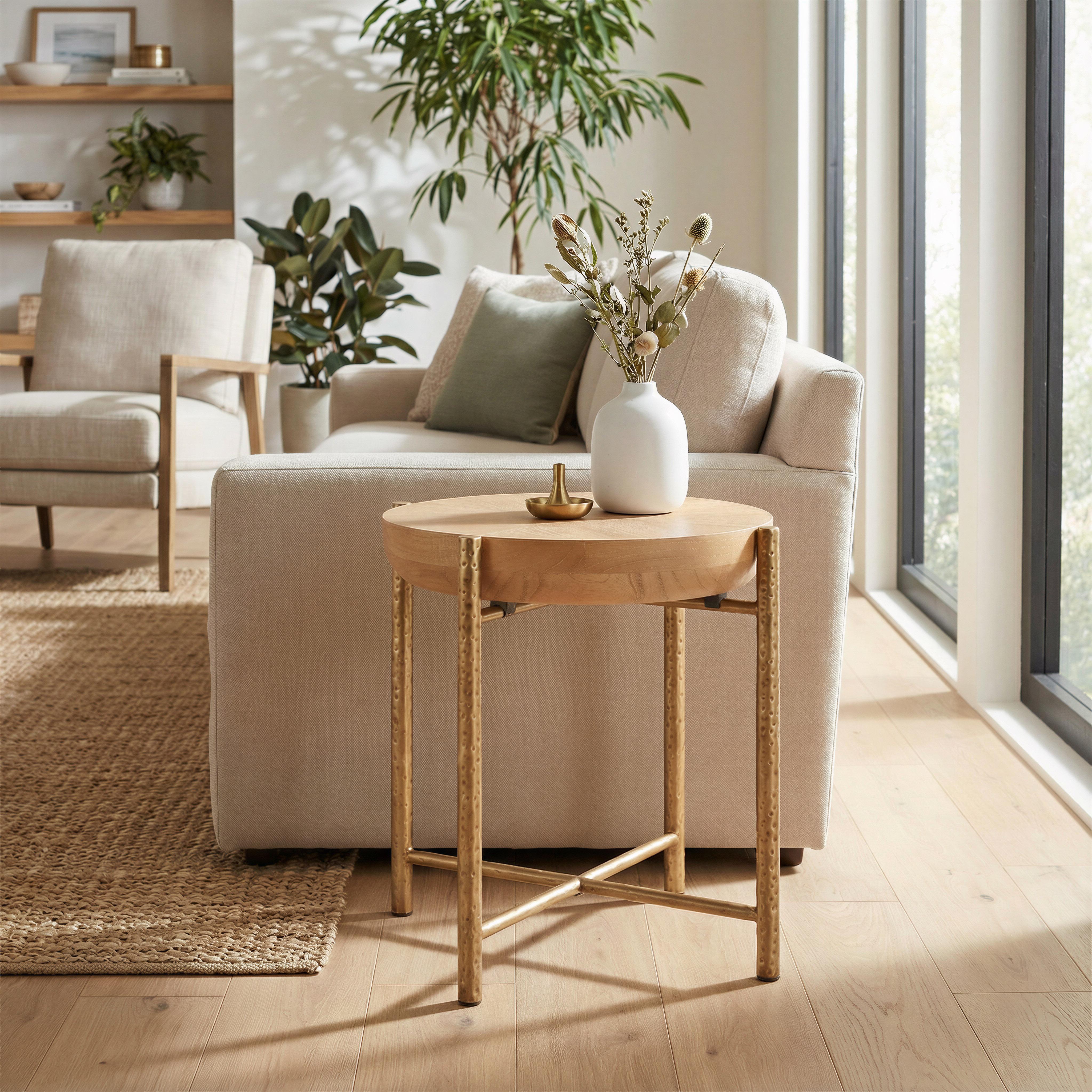 Halva Side Table Natural product image