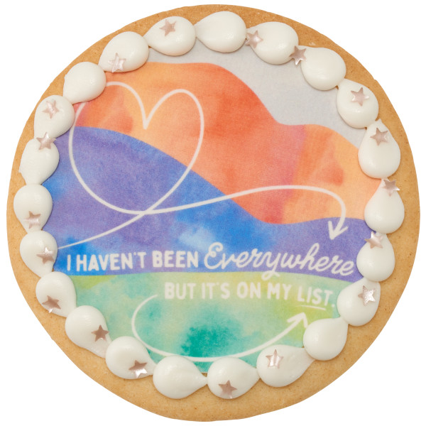 I Haven't Been Everywhere PhotoCake® Edible Image®
