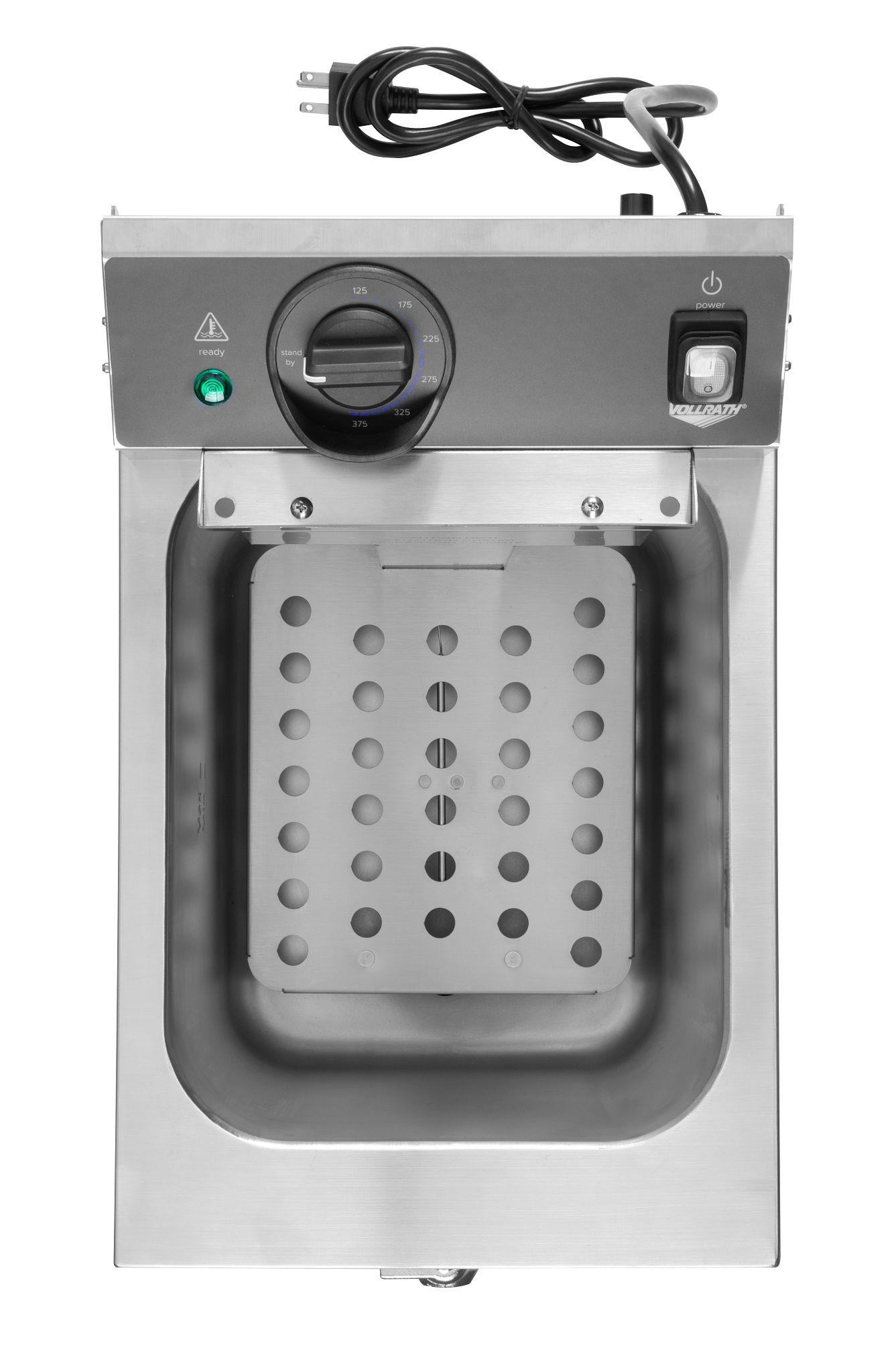 208280Volt 15 lb. mediumduty countertop fryer with drain