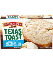 (9.5 ounces) Pepperidge Farm® Mozzarella Monterey Jack Texas Toast, baked according to package directions