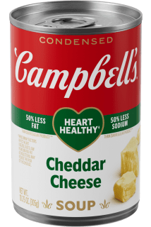 Heart Healthy Cheddar Cheese Soup