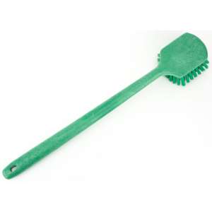 Carlisle, Sparta, 5in, Color Coded Floater Scrub Brush, 20in Overall Length, Polypropylene Bristles, Green