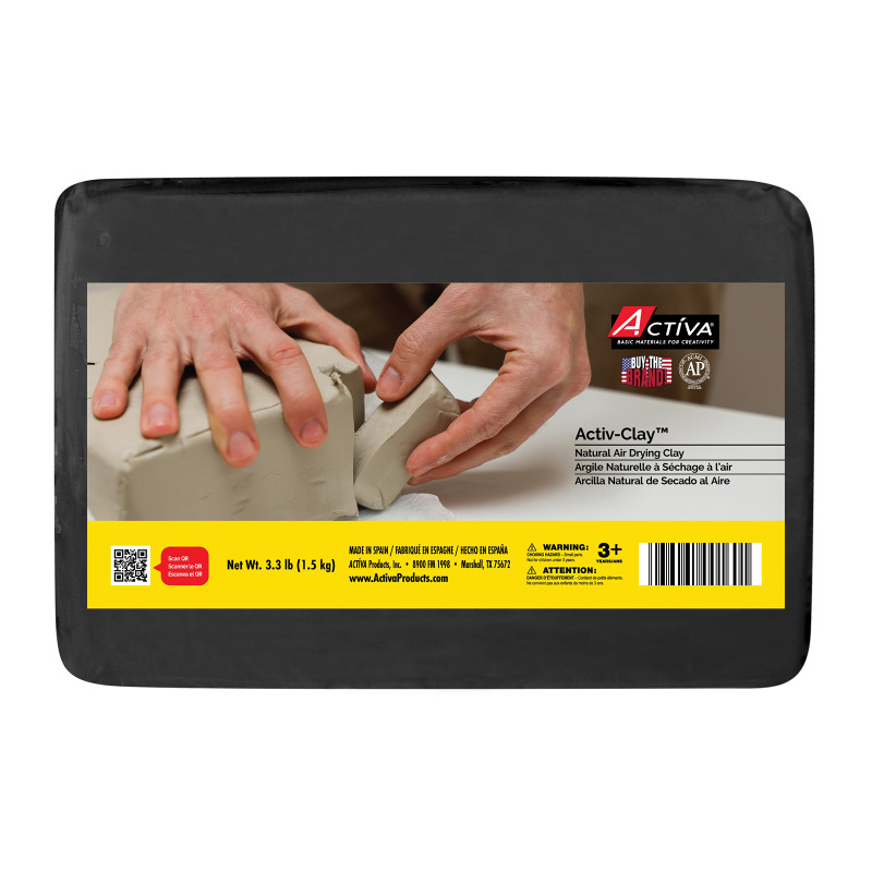 Activ-Clay™ Air Drying Clay, 3.3 lb., Black