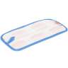 Rubbermaid Commercial, HYGEN™, Microfiber Hook & Loop Mop, 11"W, Blue