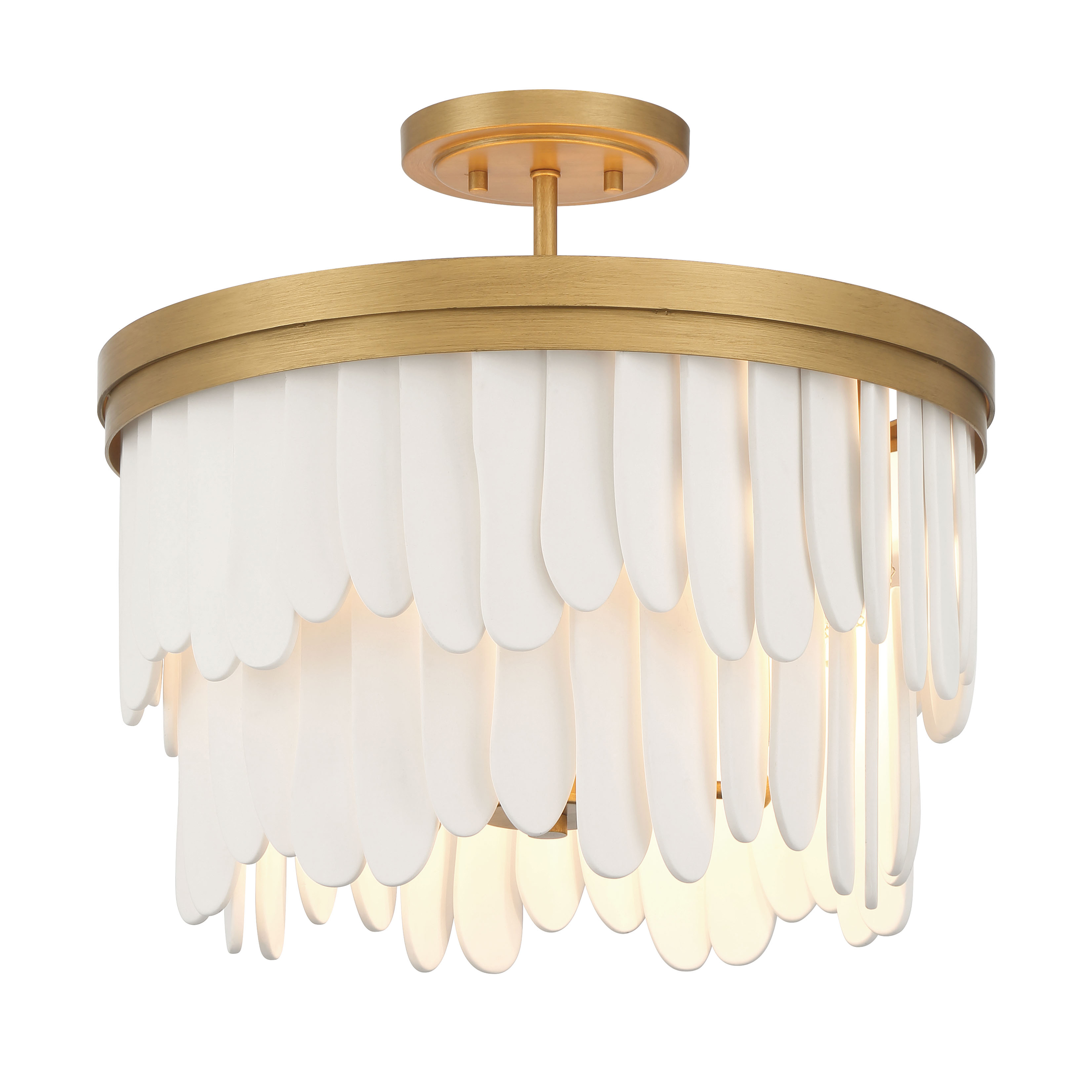 Briscade 18" 6-Light Semi Flush