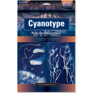 Pretreated Cyanotype Mural Fabric, 5' x 7'