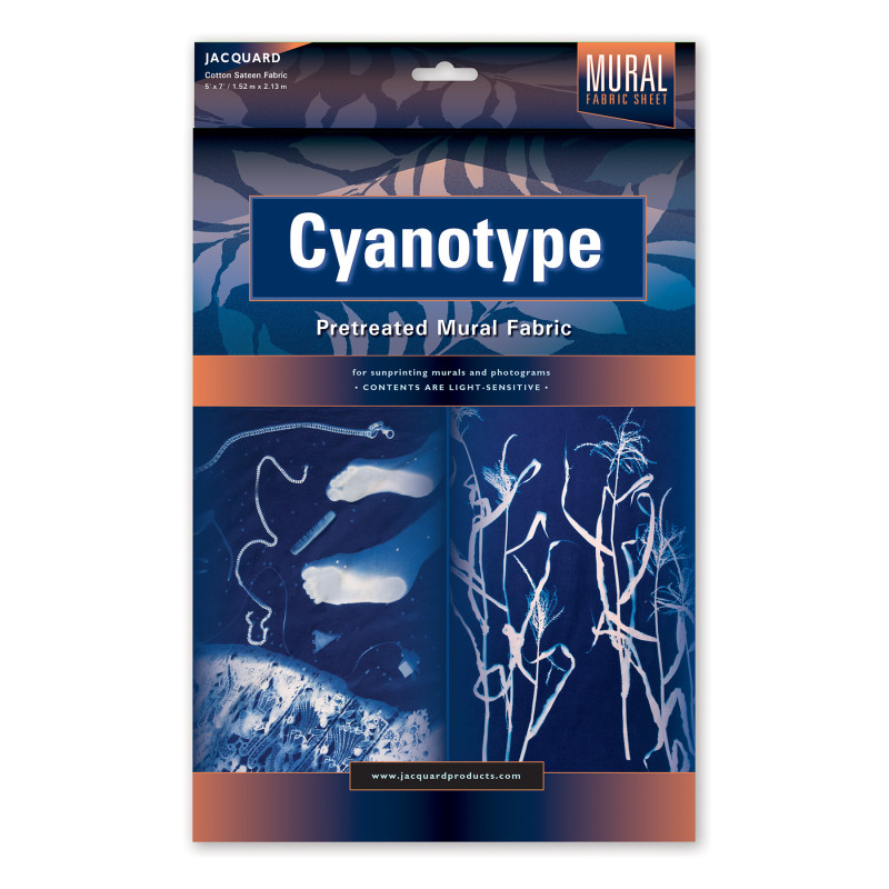 Pretreated Cyanotype Mural Fabric, 5' x 7'