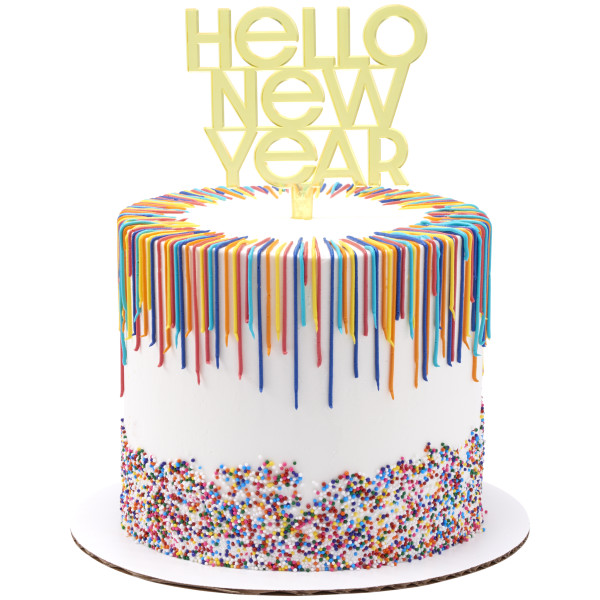 Hello New Year Vertical Layon