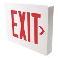 Emergency Exit Signs Aluminum LED 2 FaceWhite HousingWith Red Letters 2.6W