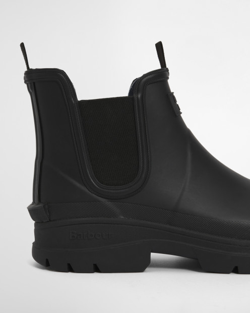 Barbour x ARKET Chelsea Wellingtons Black
