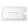 Carlisle, StorPlus, Polycarbonate Notched Handled Universal Lid 1/3 Size, Clear
