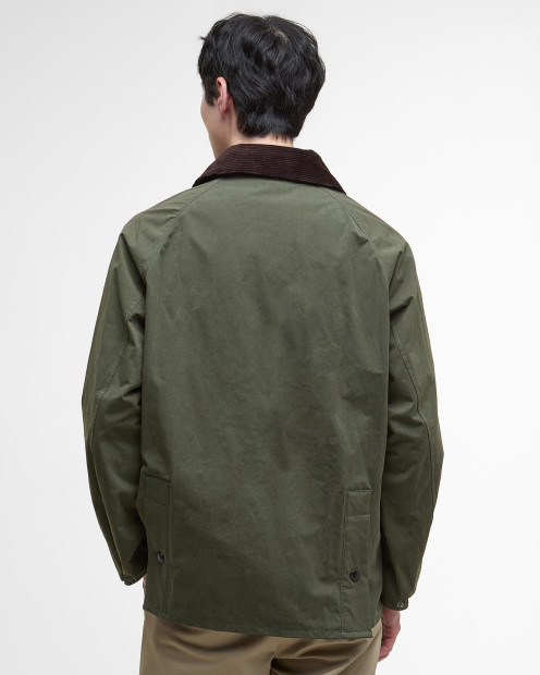 Peached Oversized Bedale Casual Jacket Sage