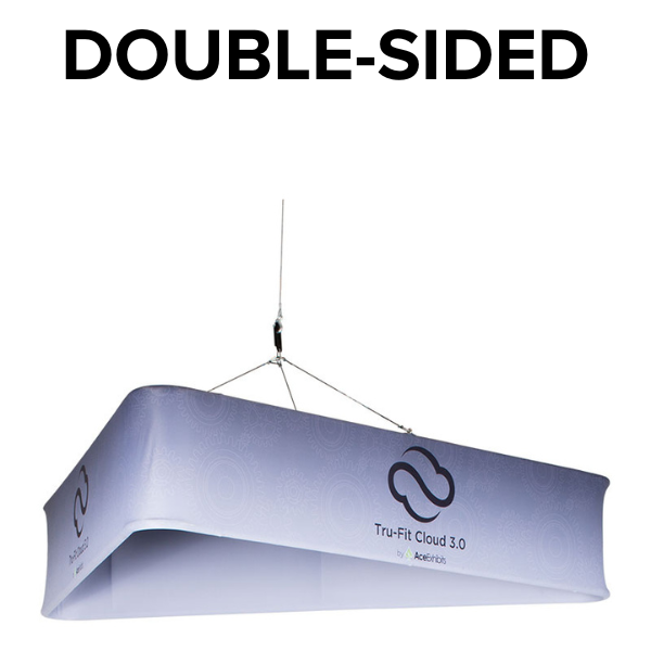 Triangle 8'w x 2'h Double-Sided