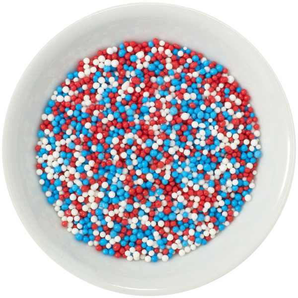 Red, White and Blue Nonpareils