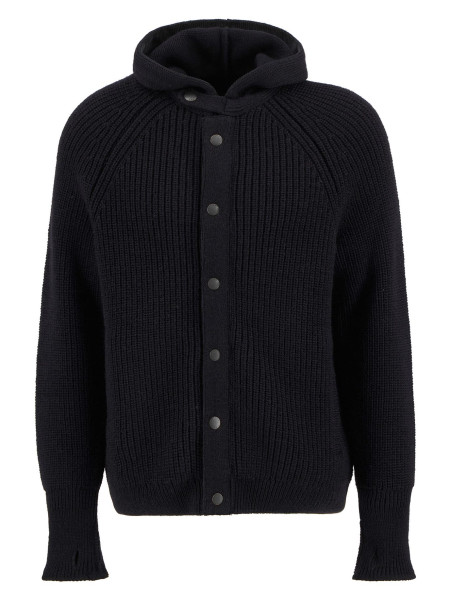 Cardigan con cappuccio lavorato a maglia Middens Cardigan con cappuccio lavorato a maglia Middens