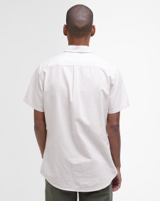 Oxford Tailored Short-Sleeved Shirt Oatmeal