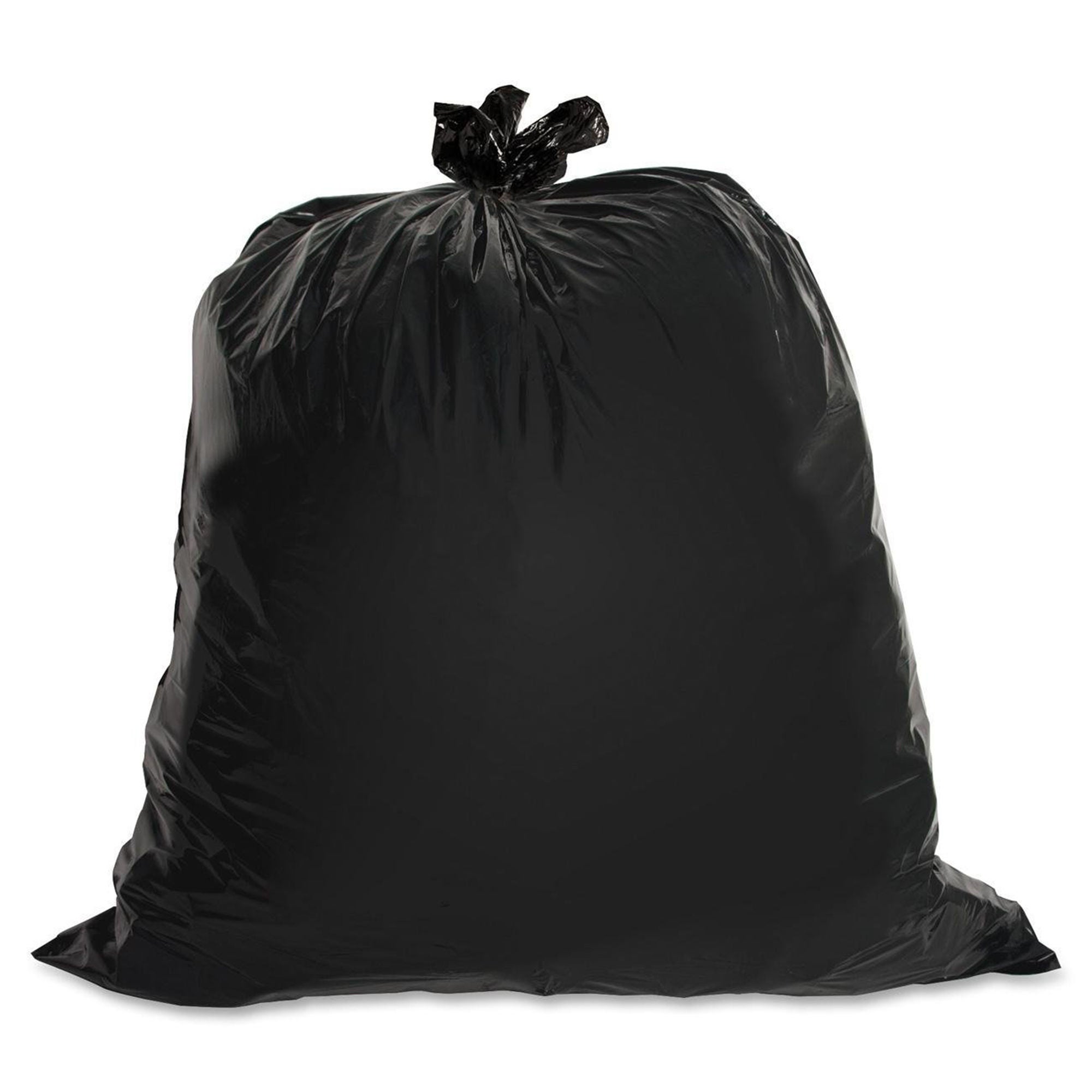 Trash Bag Inteplast 0.65 mil 30 X 36 Inch Black Star Seal Bottom Coreless Roll