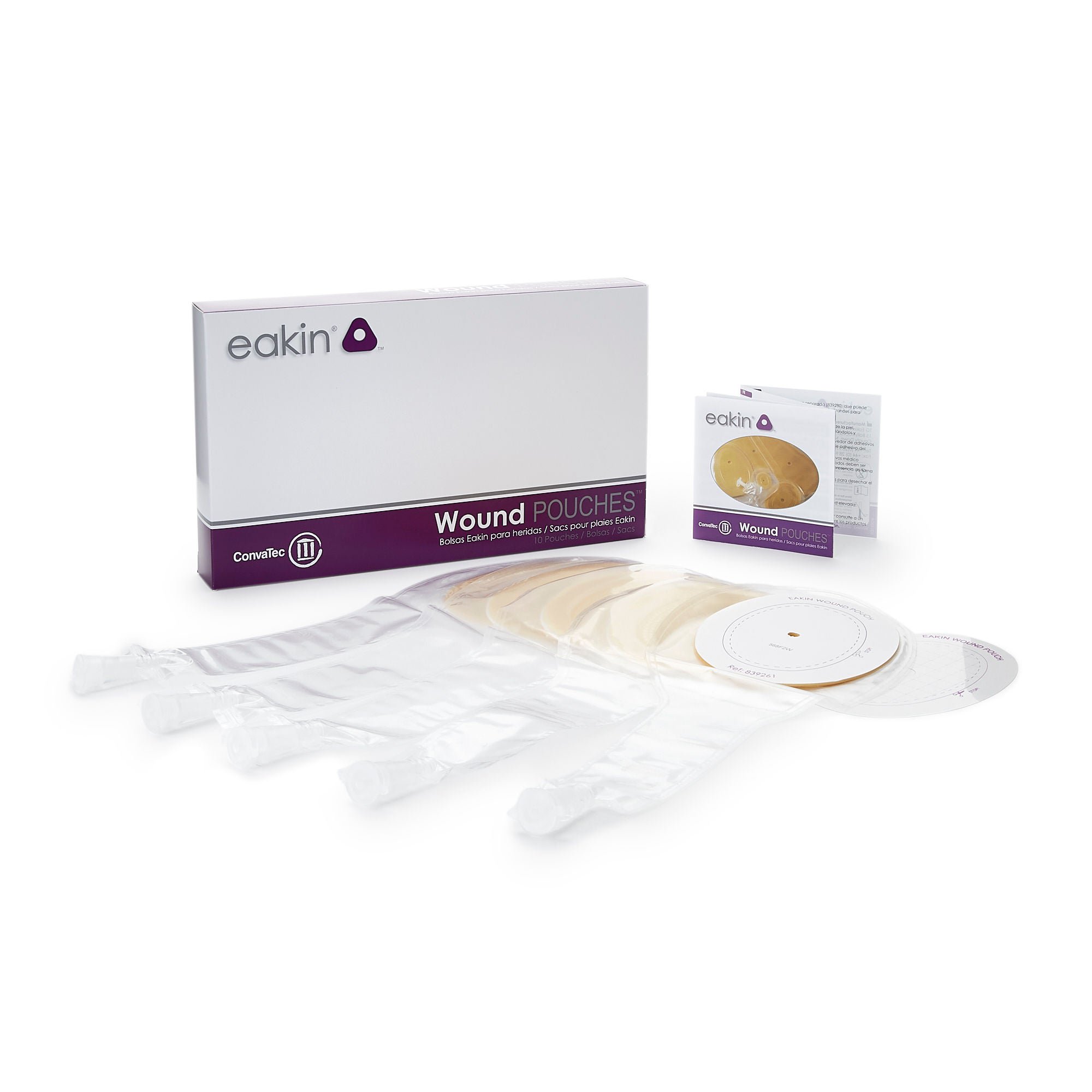 Eakin® Fistula and Wound Drainage Pouch, 108 x 75mm Cutting Area