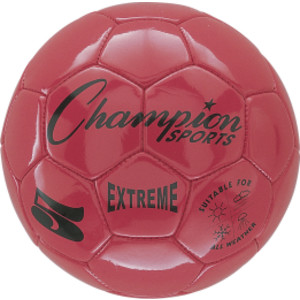 Extreme Soccer Ball, Size 5, Red