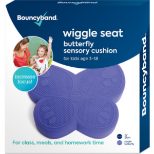 Wiggle Seat Sensory Cushion, Purple Butterfly