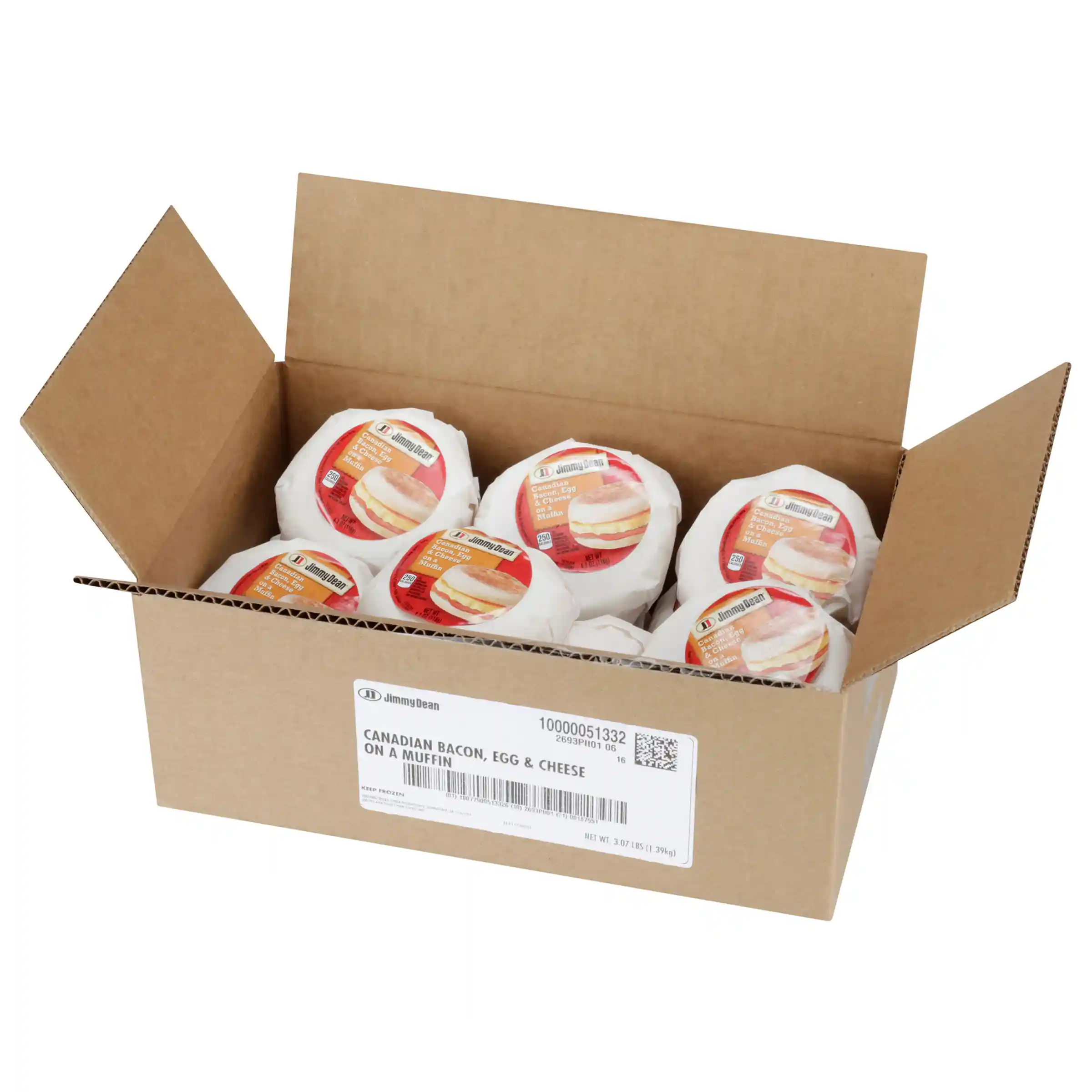 Jimmy Dean® Butcher Wrapped Canadian Bacon, Egg & Cheese Muffin_image_21