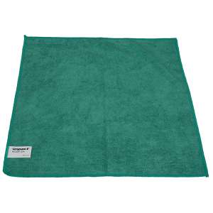 Impact, Premium Weight, 16"x16", Microfiber, Cloth, Green