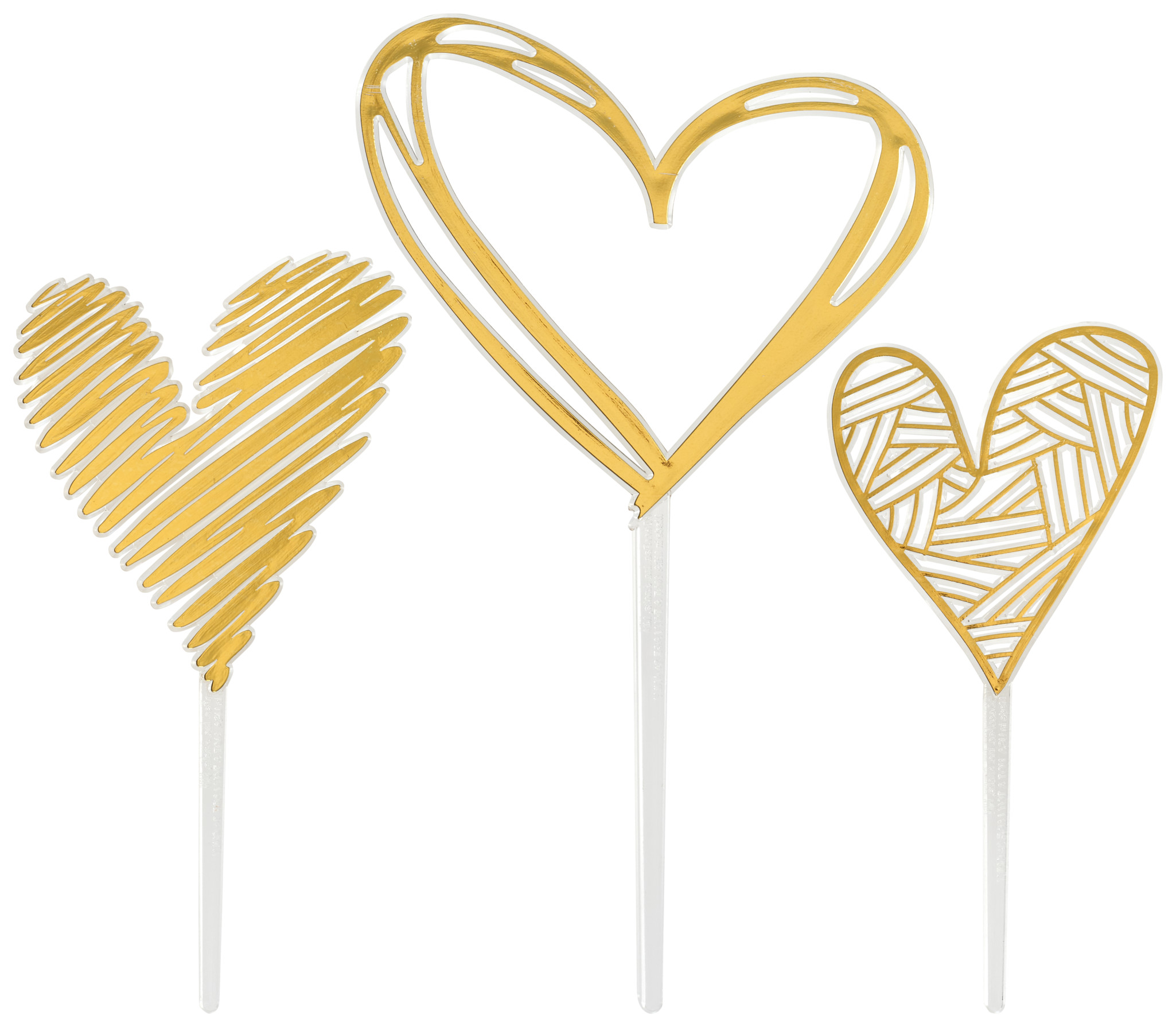 Gold Hearts | DecoPac