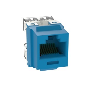 NetKey® Category 5e Component-Rated Punchdown Jack Module, Blue