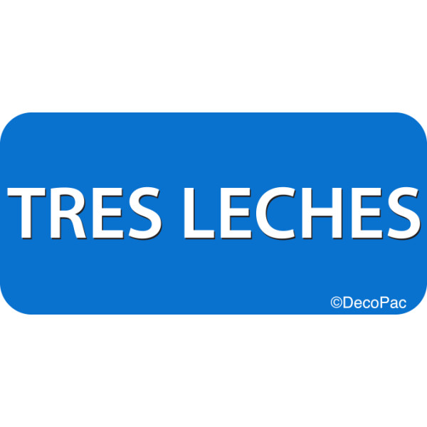 Tres Leches Promotional Label