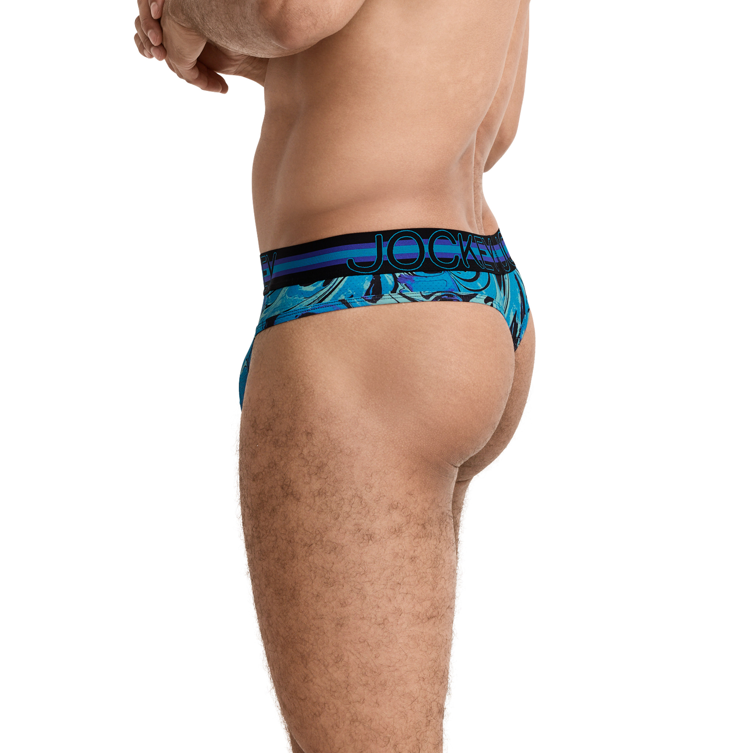 Jockey Sport Men's Stability Pouch Microfiber Thong - Picture 48 of 58