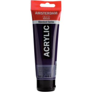 Standard Acrylic Paint, 120ml, Permanent Blue Violet 568