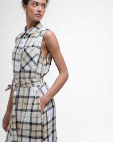 Agnes Midi Dress Safari Dress Tartan