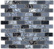 Lava Glass Obsidian Shine 1×2 Mosaic