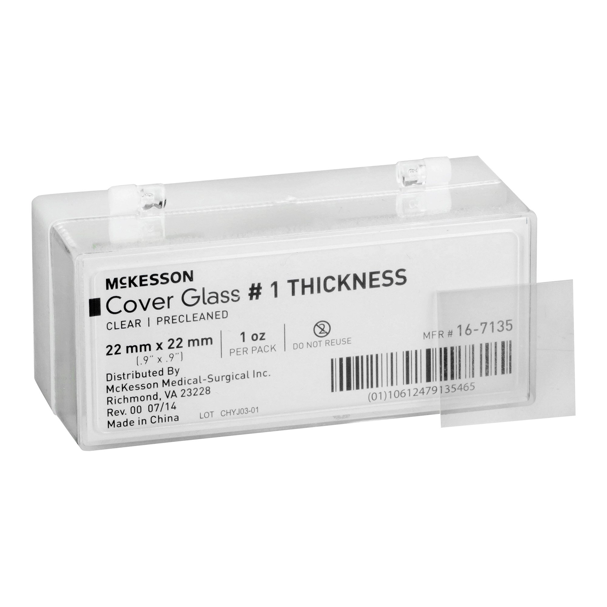 McKesson Cover Glass, 22 x 22 mm MK 483349