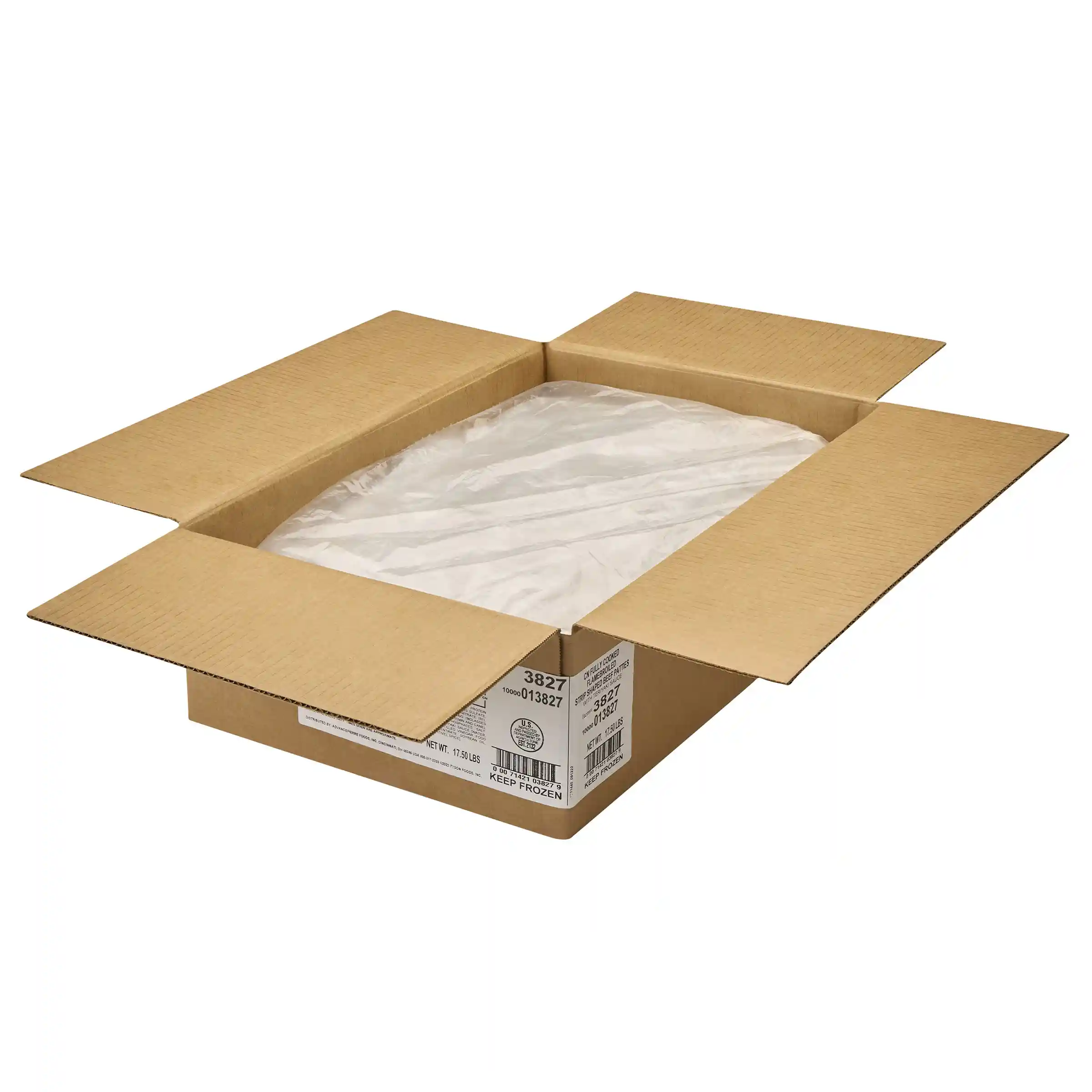 AdvancePierre™ Fully Cooked Flamebroiled Strip Shaped Beef Patties with Teriyaki Sauce_image_4