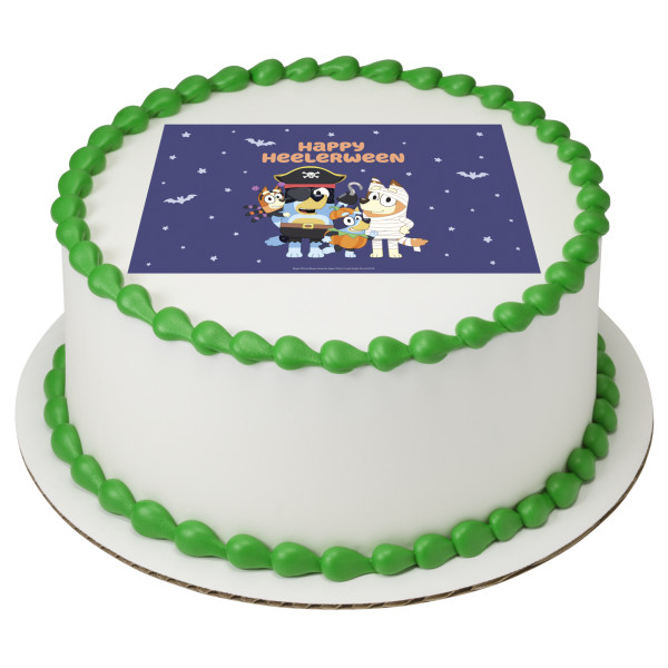 Bluey Happy Halloween PhotoCake® Edible Image®