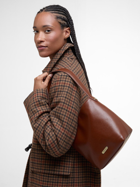 Cedar Leather Bucket Bag