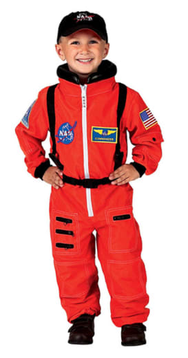 Aeromax Jr. Astronaut Suit with Cap - size 8/10 (Orange)
