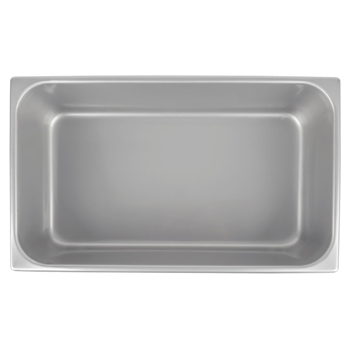 Full-size 4-inch-deep stainless steel deli pan